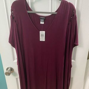 Burgundy red Blouse